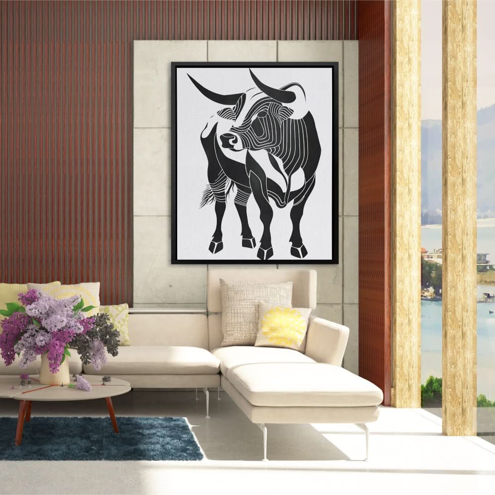 Bull Essence - Animals Art for Home Office