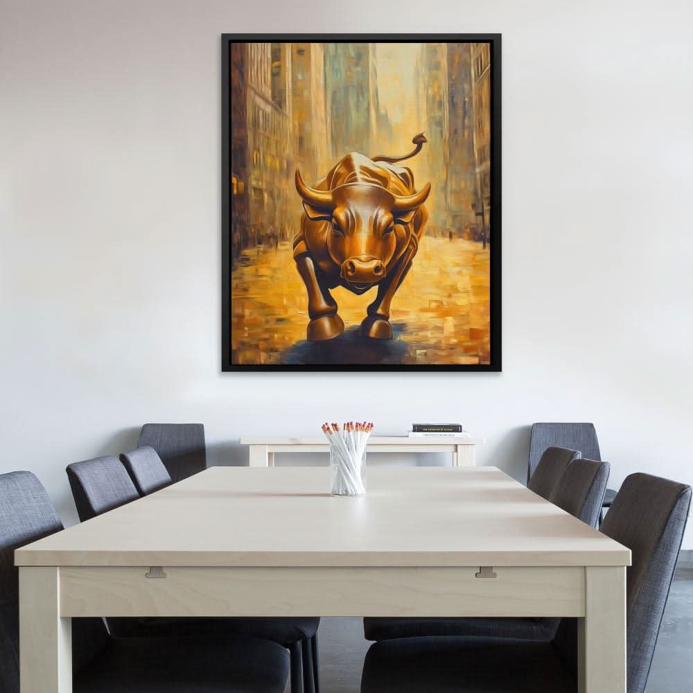 Bull Market Momentum - Large Canvas Print