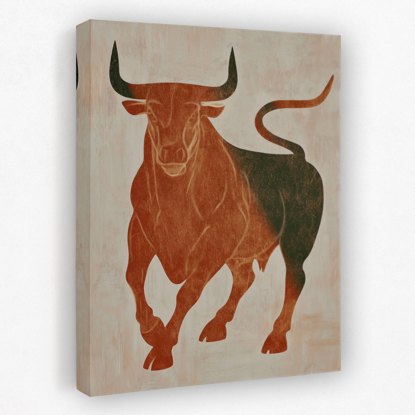 Bull Rust Thunder - Luxury Wall Art