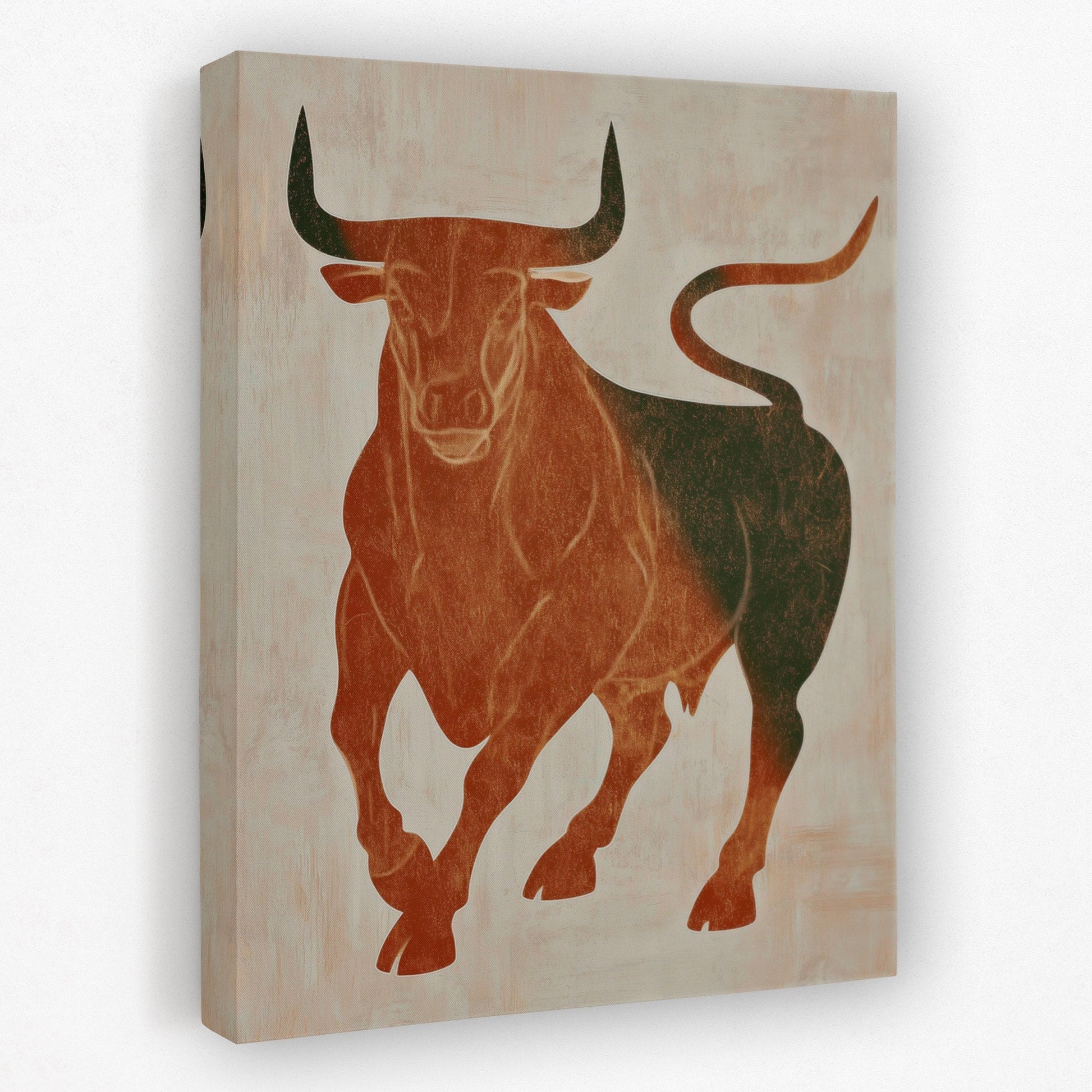 Bull Rust Thunder - Luxury Wall Art