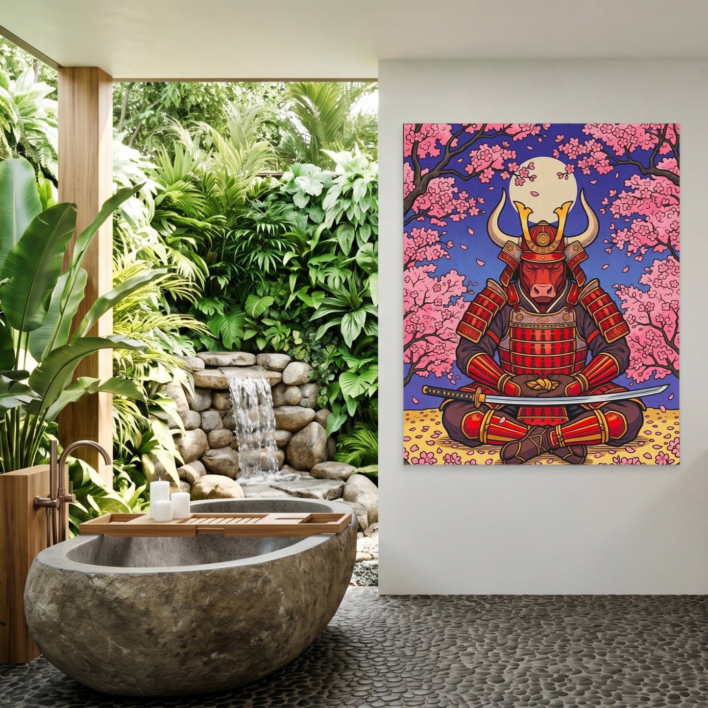 Bull Samurai Meditation
