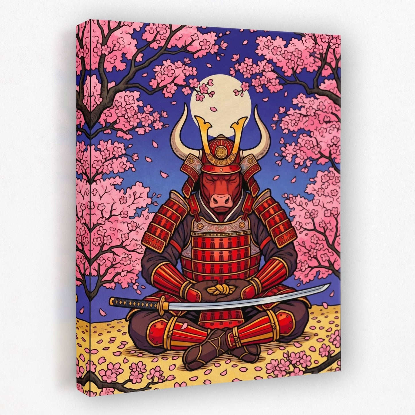 Bull Samurai Meditation