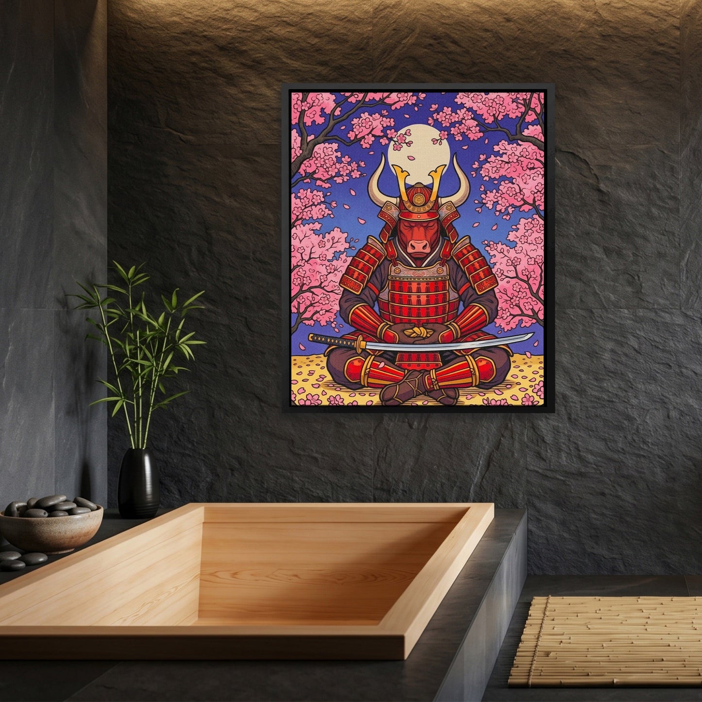 Bull Samurai Meditation