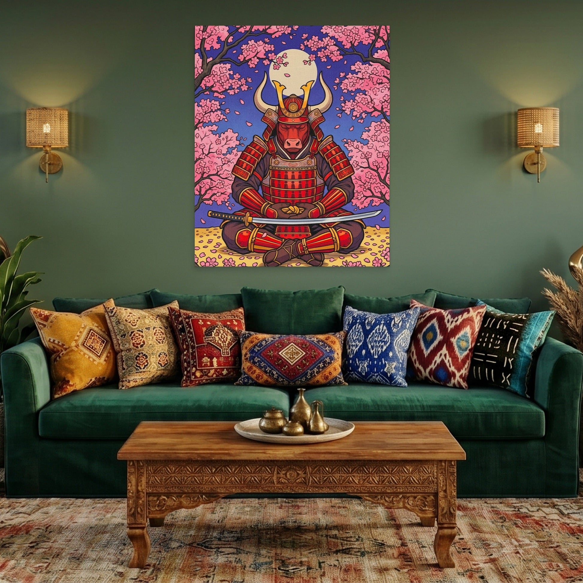 Bull Samurai Meditation