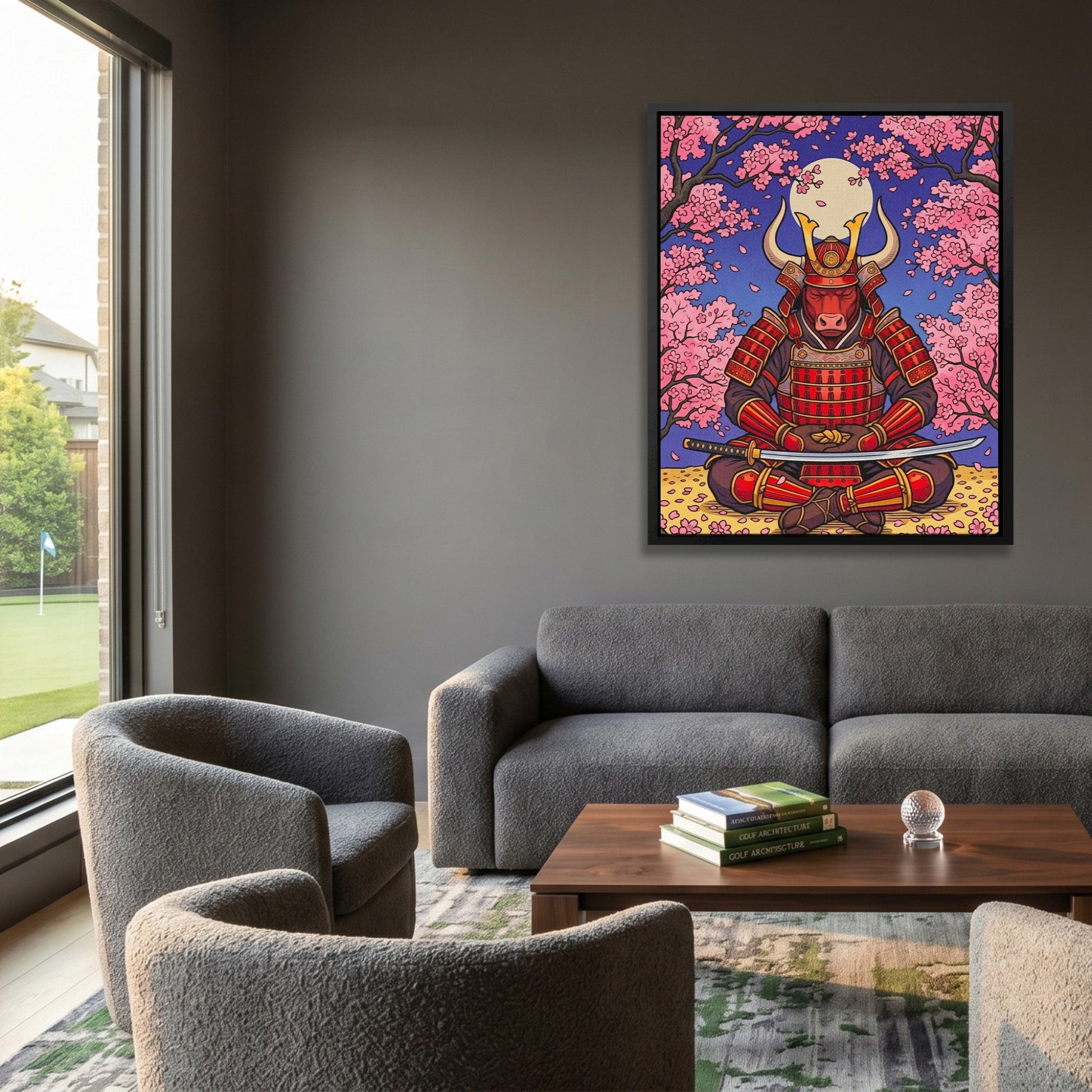 Bull Samurai Meditation