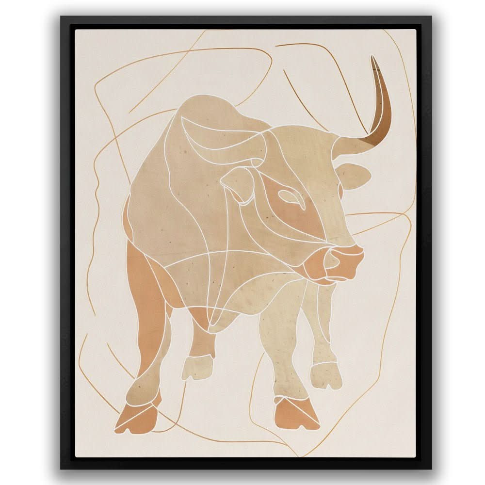 Bull Whispers - Animals Art for Bedroom