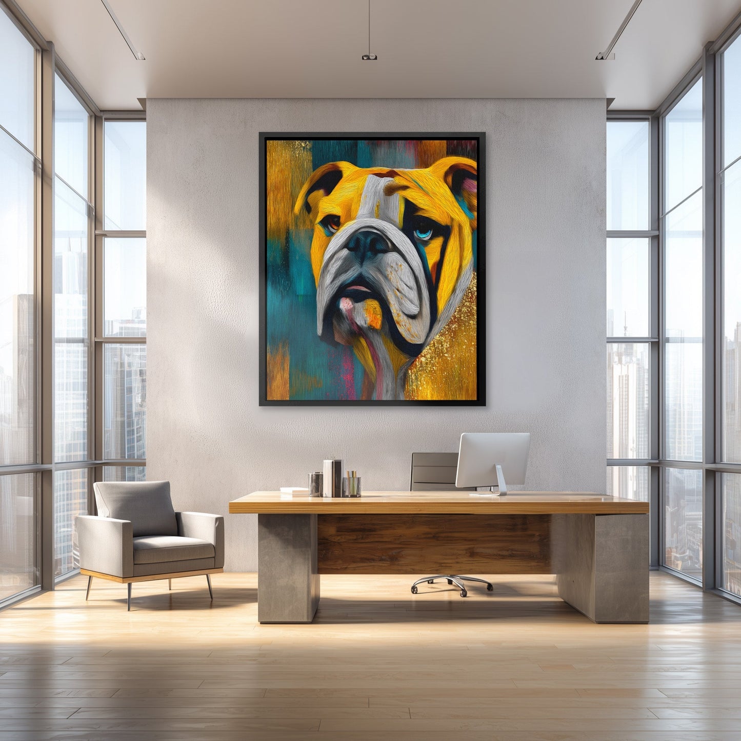 Bulldog Copper Dreams - Luxury Wall Art