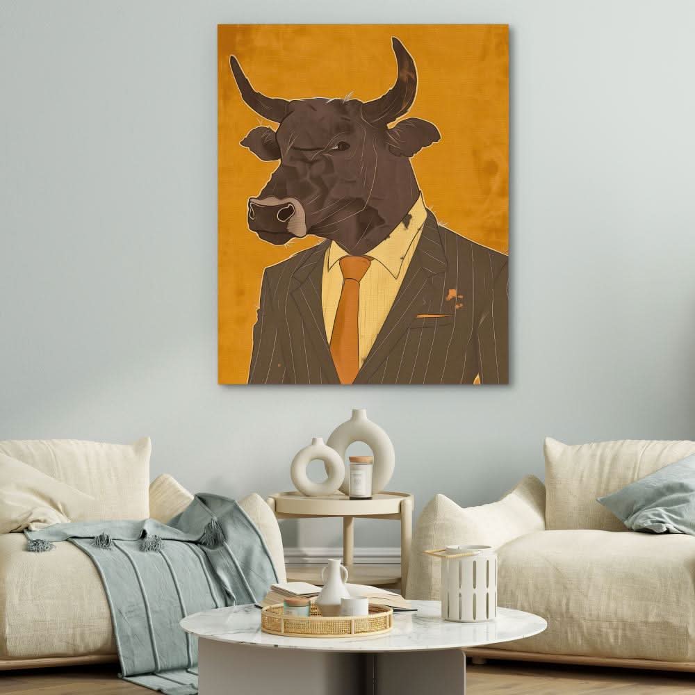 Bullish Behavior - Bull Art for Office