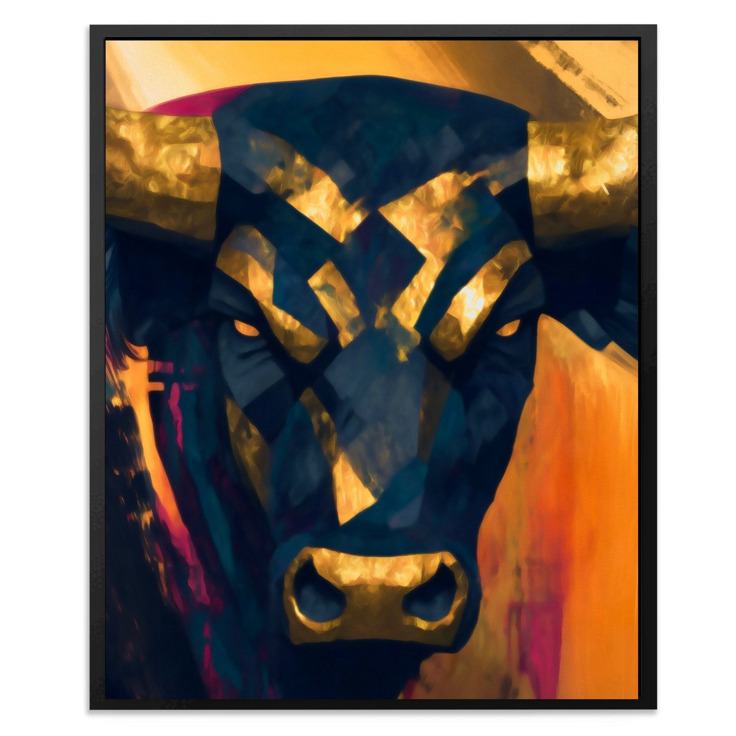 Bull's Ancient Throne - Luxury Wall Art
