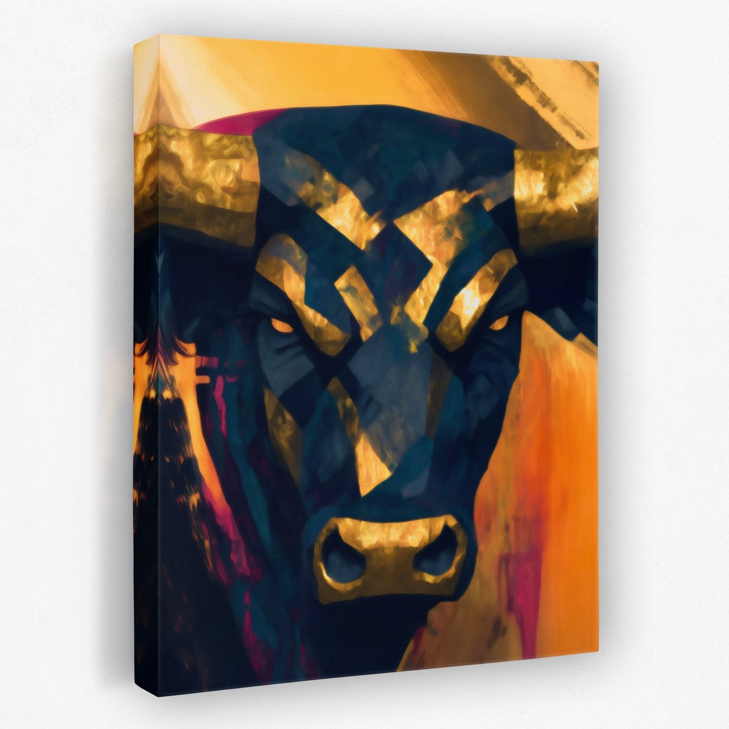 Bull's Ancient Throne - Luxury Wall Art