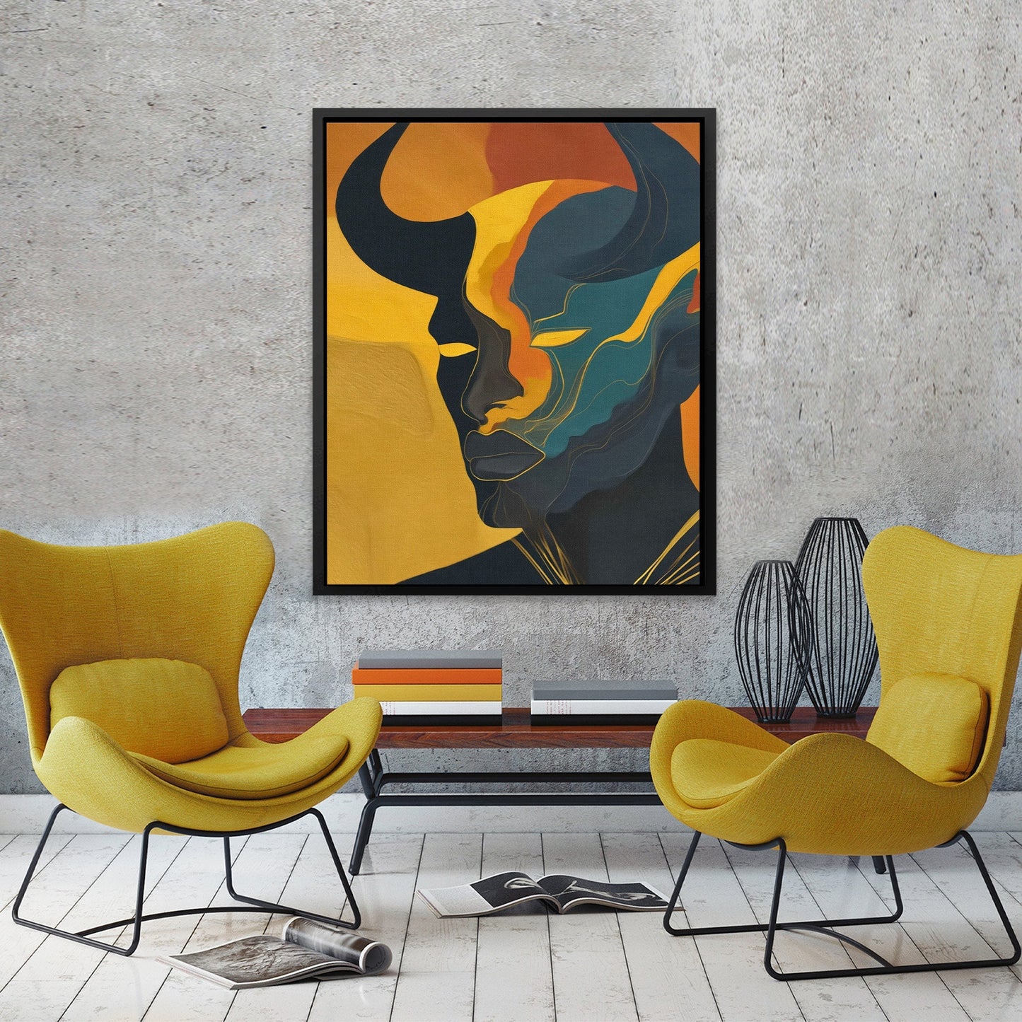 Bull's Copper Fury - Luxury Wall Art