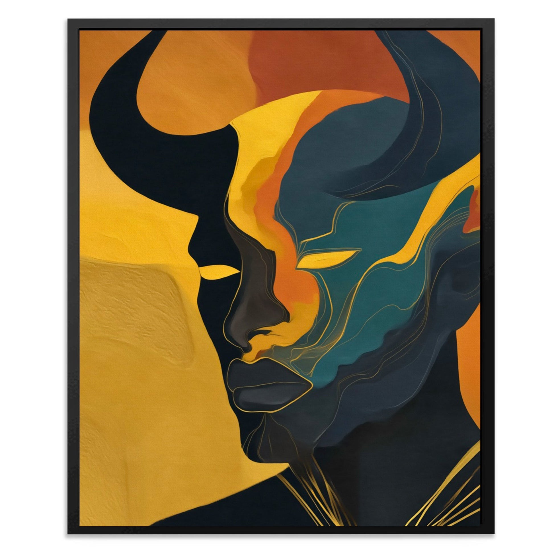 Bull's Copper Fury - Luxury Wall Art