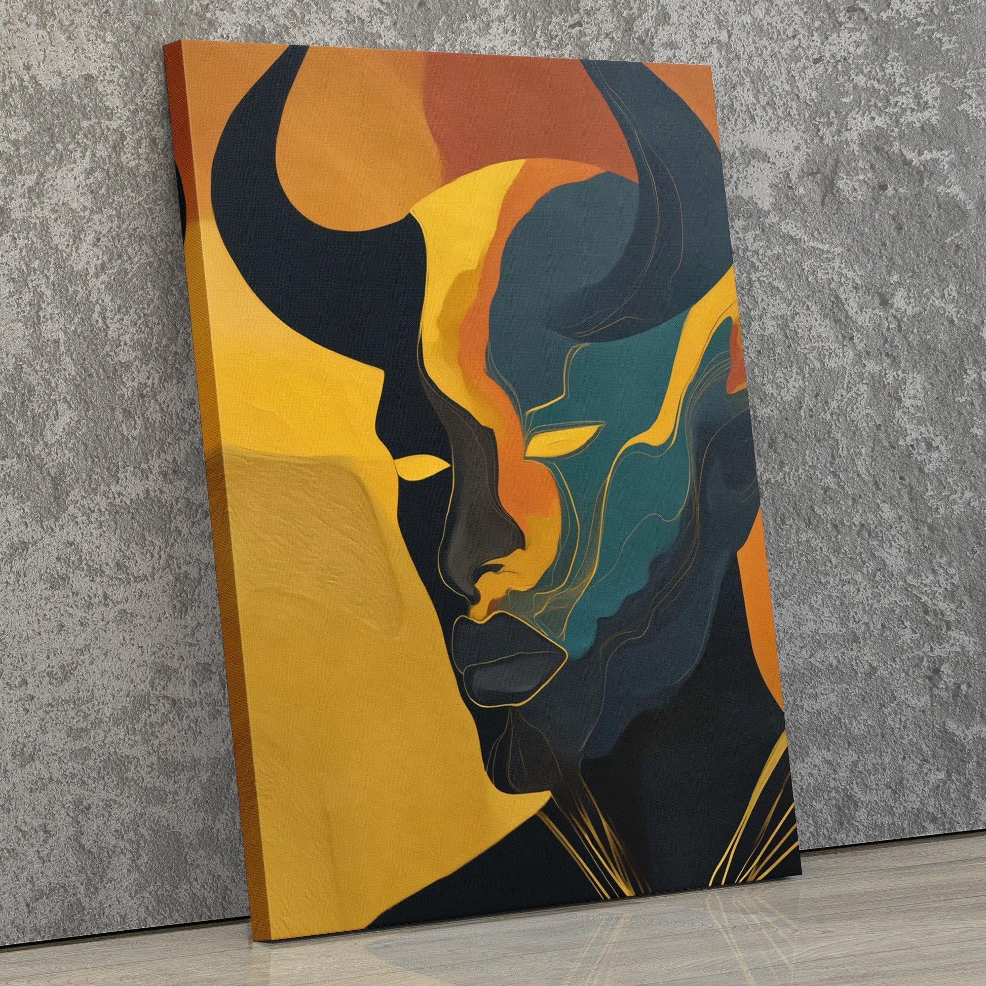 Bull's Copper Fury - Luxury Wall Art
