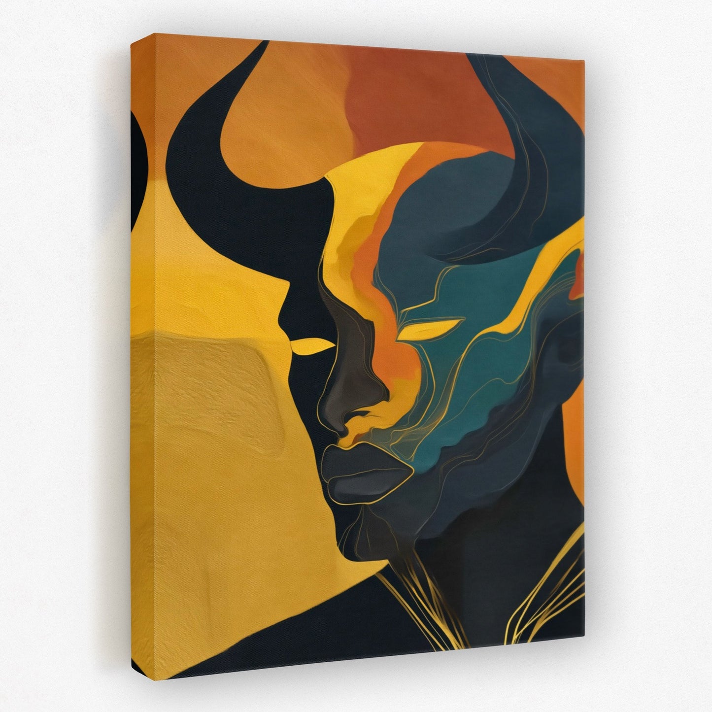Bull's Copper Fury - Luxury Wall Art