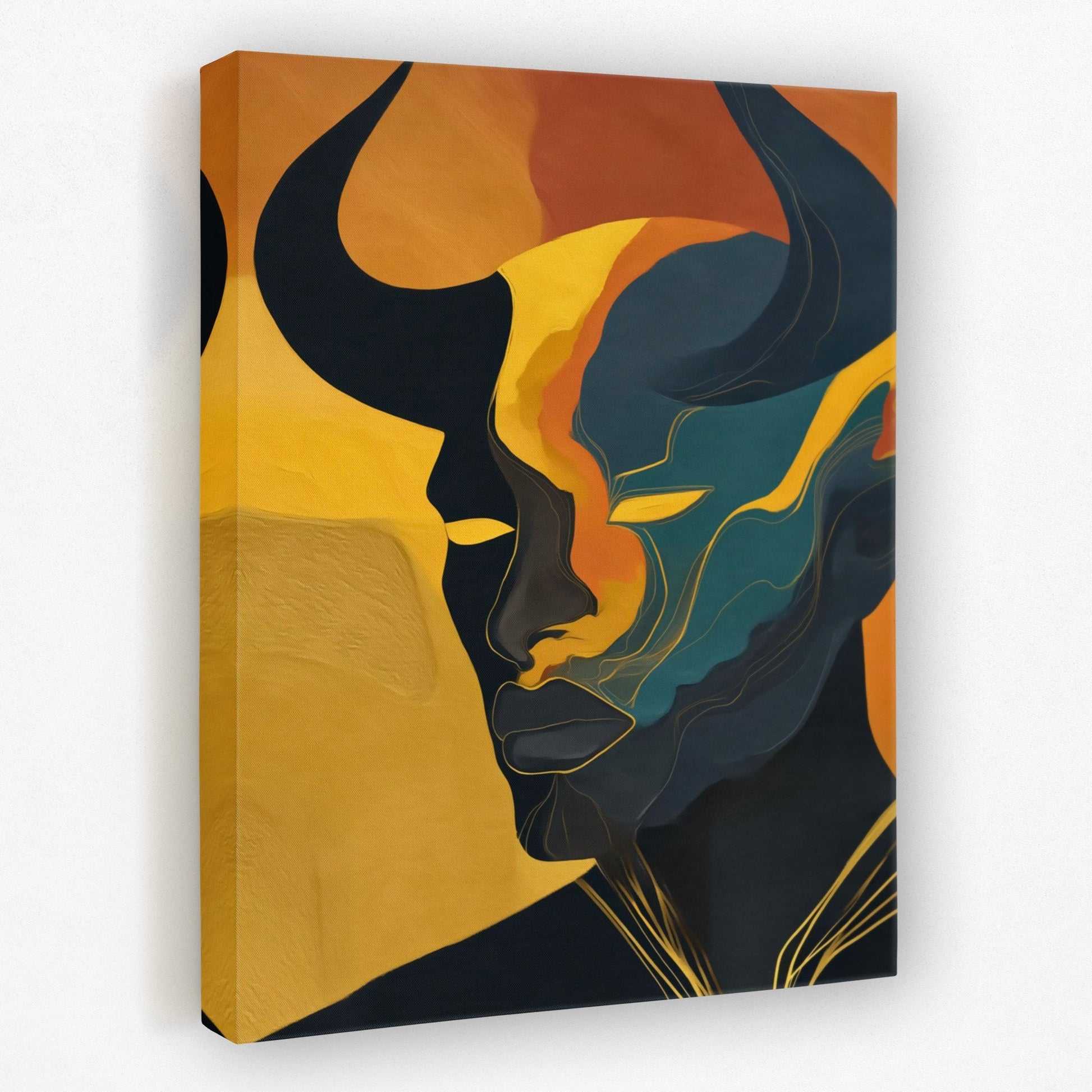 Bull's Copper Fury - Luxury Wall Art