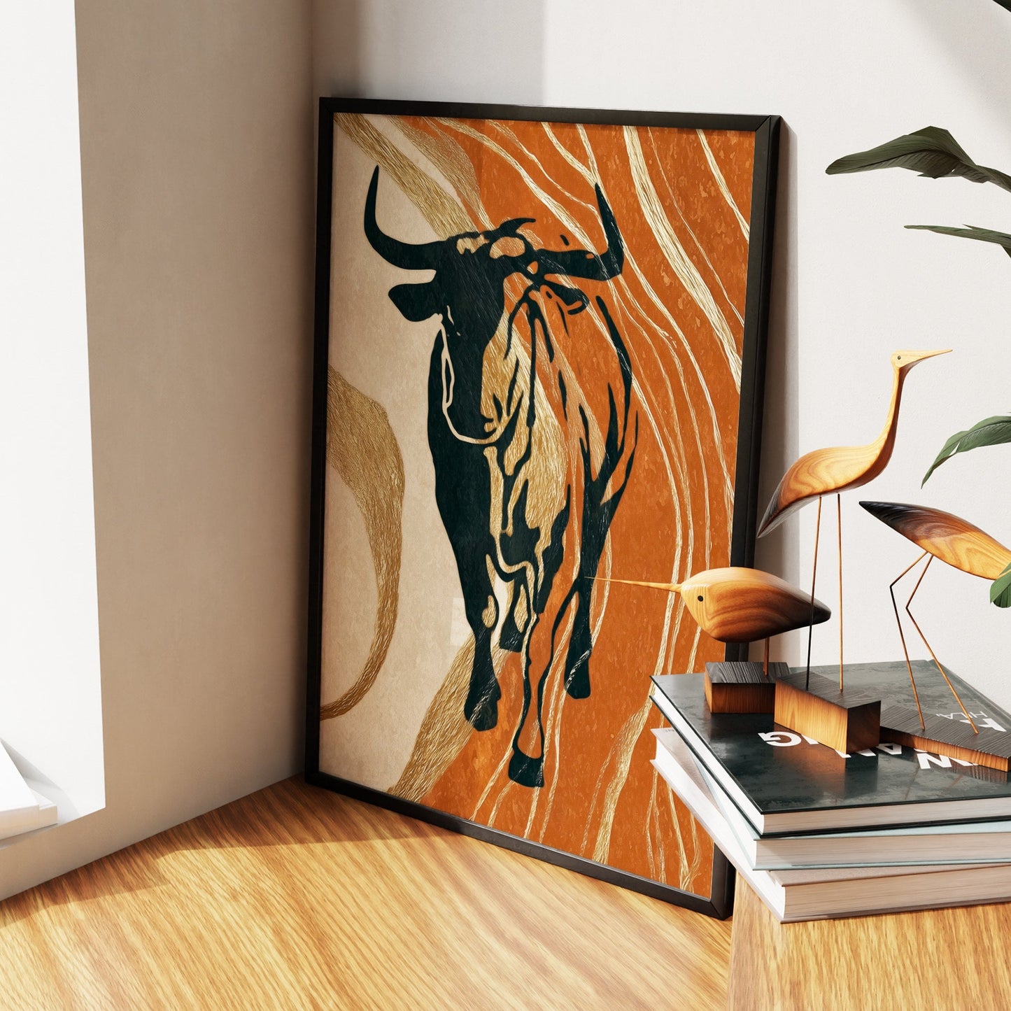 Bull's Earthen Thunder - Luxury Wall Art