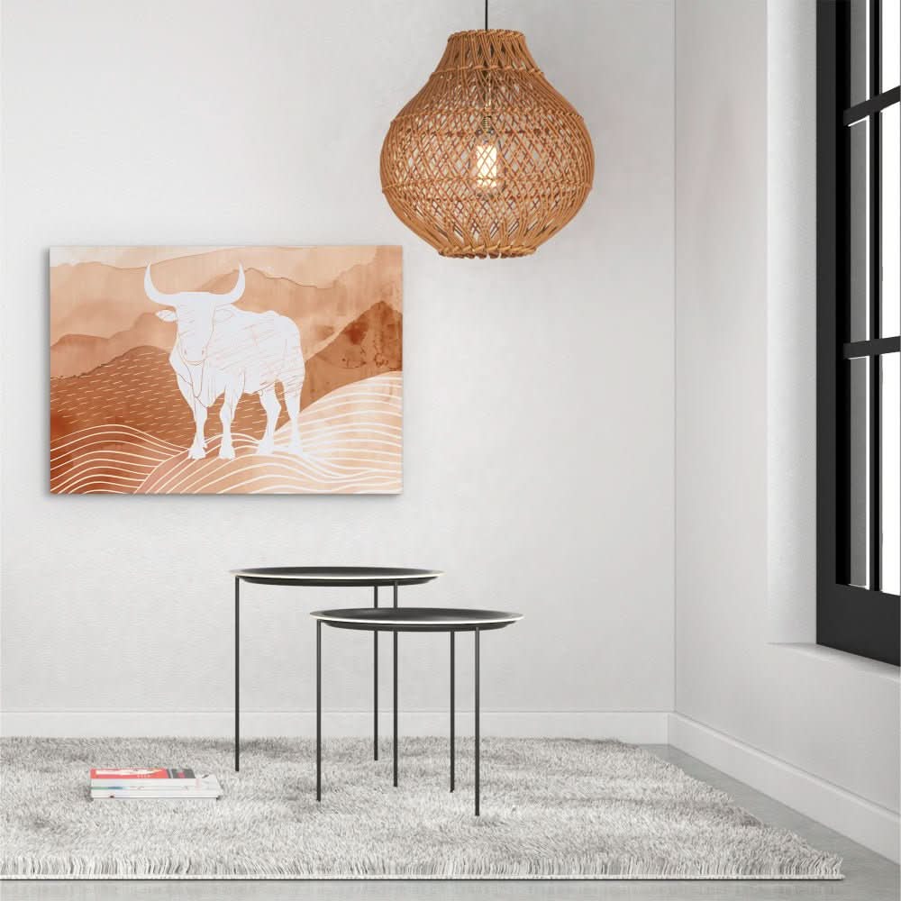 Bulls Mountain - Animals Art for Bedroom