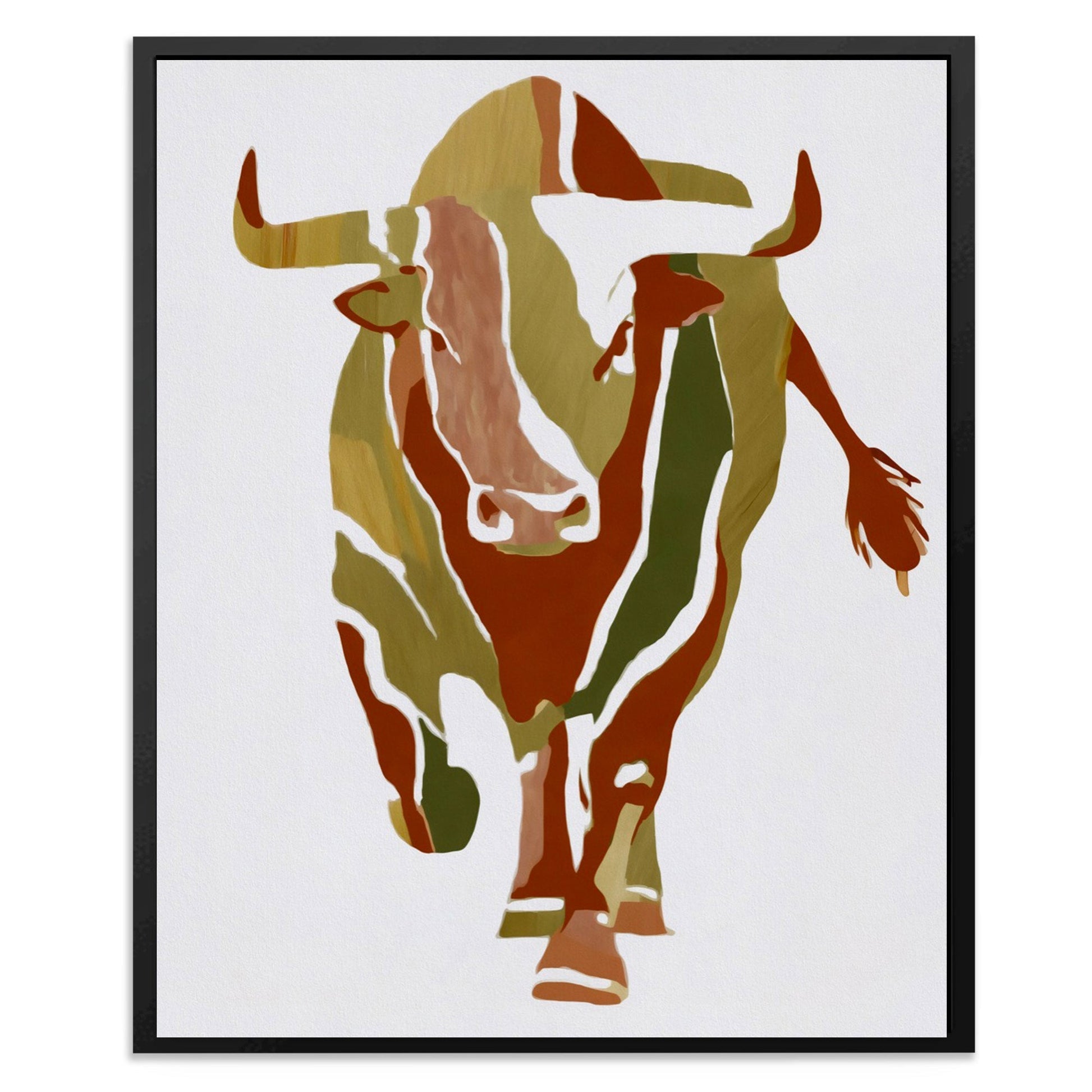 Bull's Rust Legacy - Luxury Wall Art