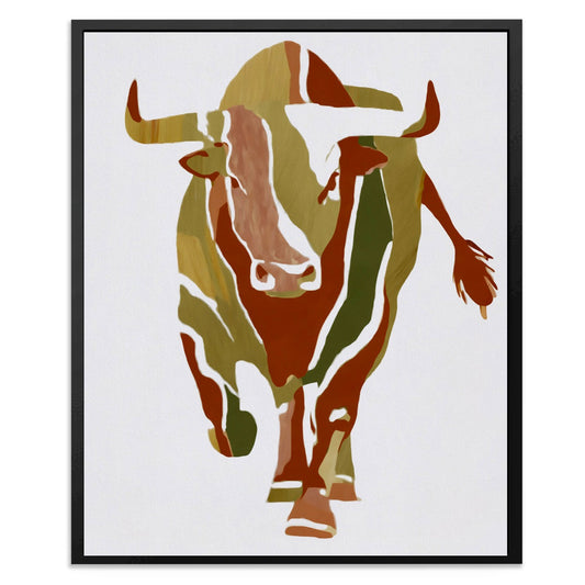 Bull's Rust Legacy - Luxury Wall Art