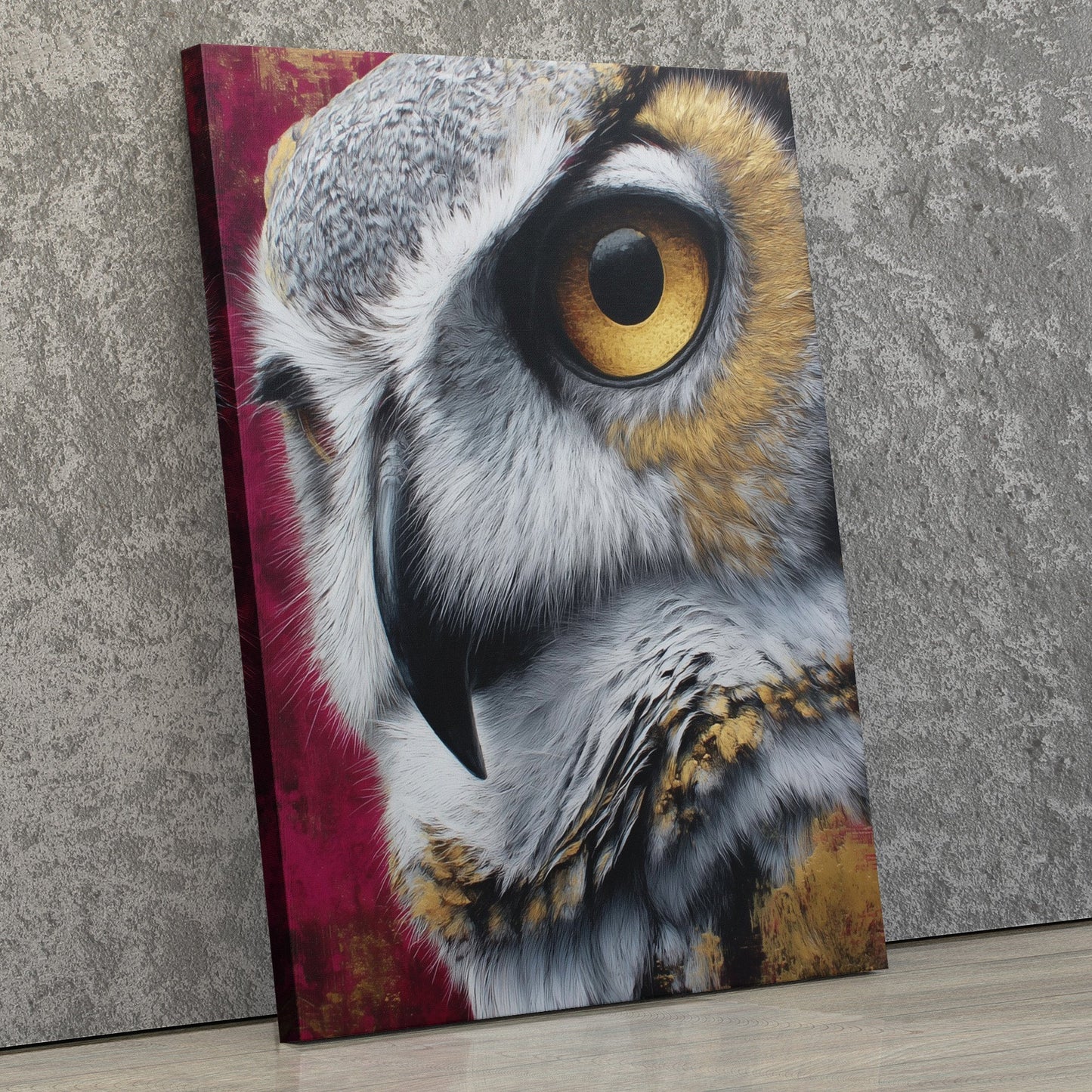 Burgundy Wisdoms Eye - Luxury Wall Art