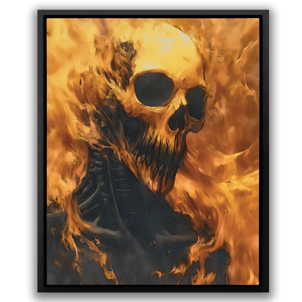 Burned to the Bone - Dark Academia Art for Bedroom
