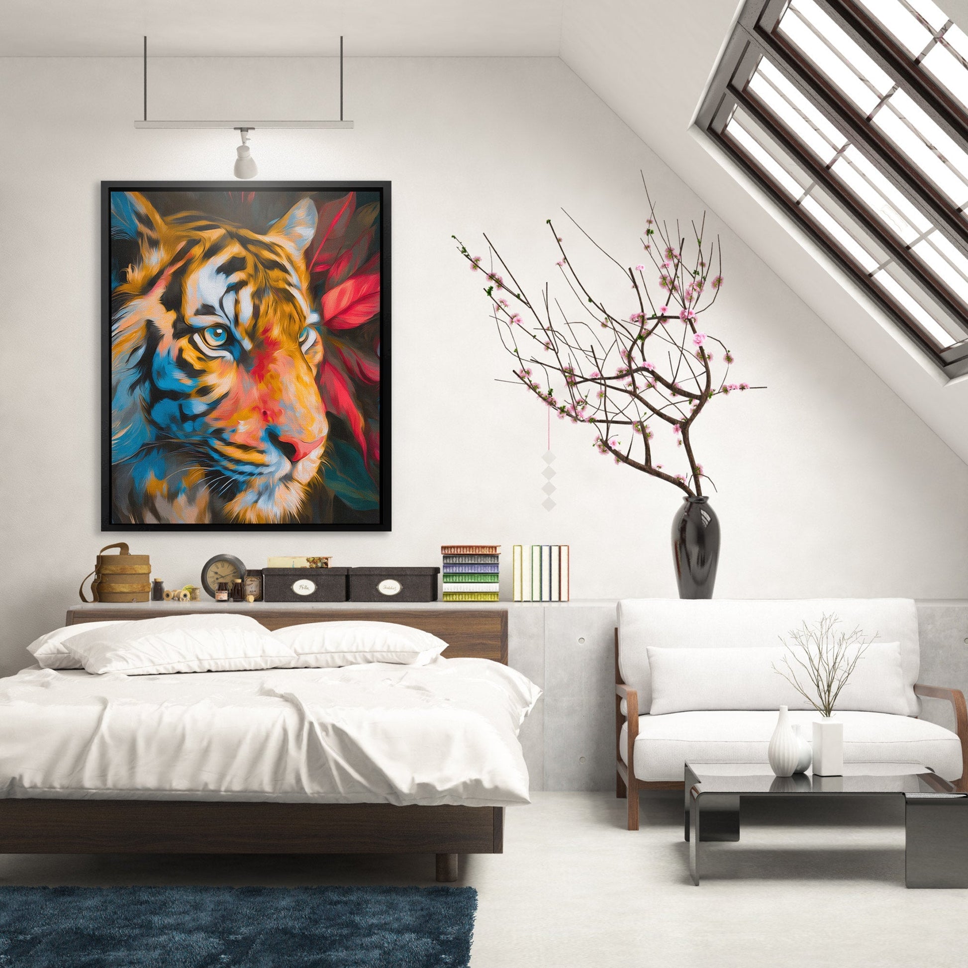 Burning Gaze - Luxury Wall Art