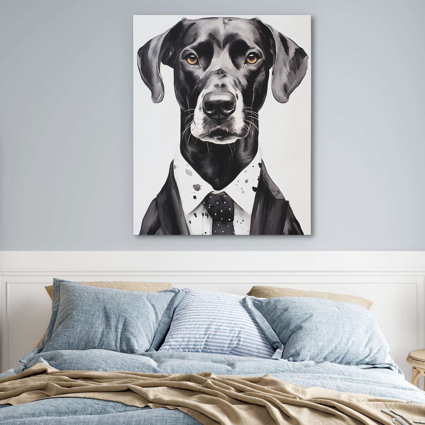 Business Lab - Large Canvas Print