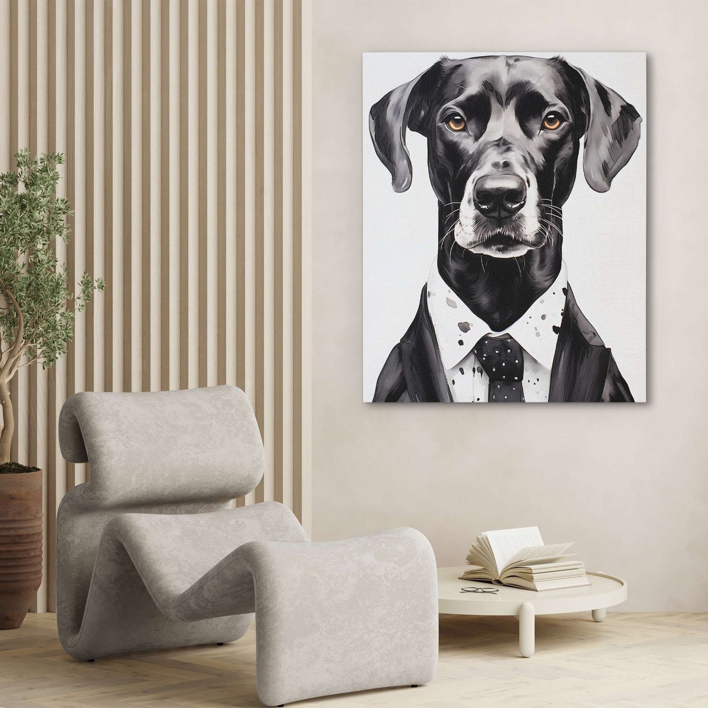 Business Lab - Oversized Animals Canvas Wall Art