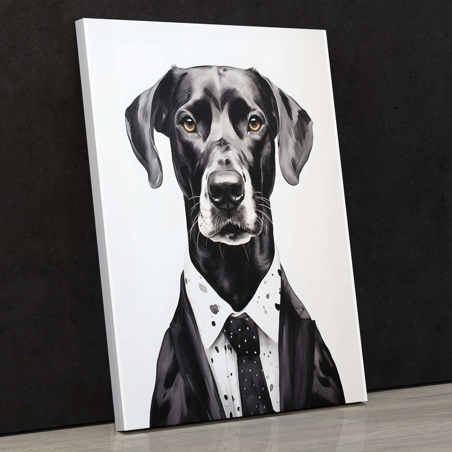 Business Lab - Wall Art in Black Frame