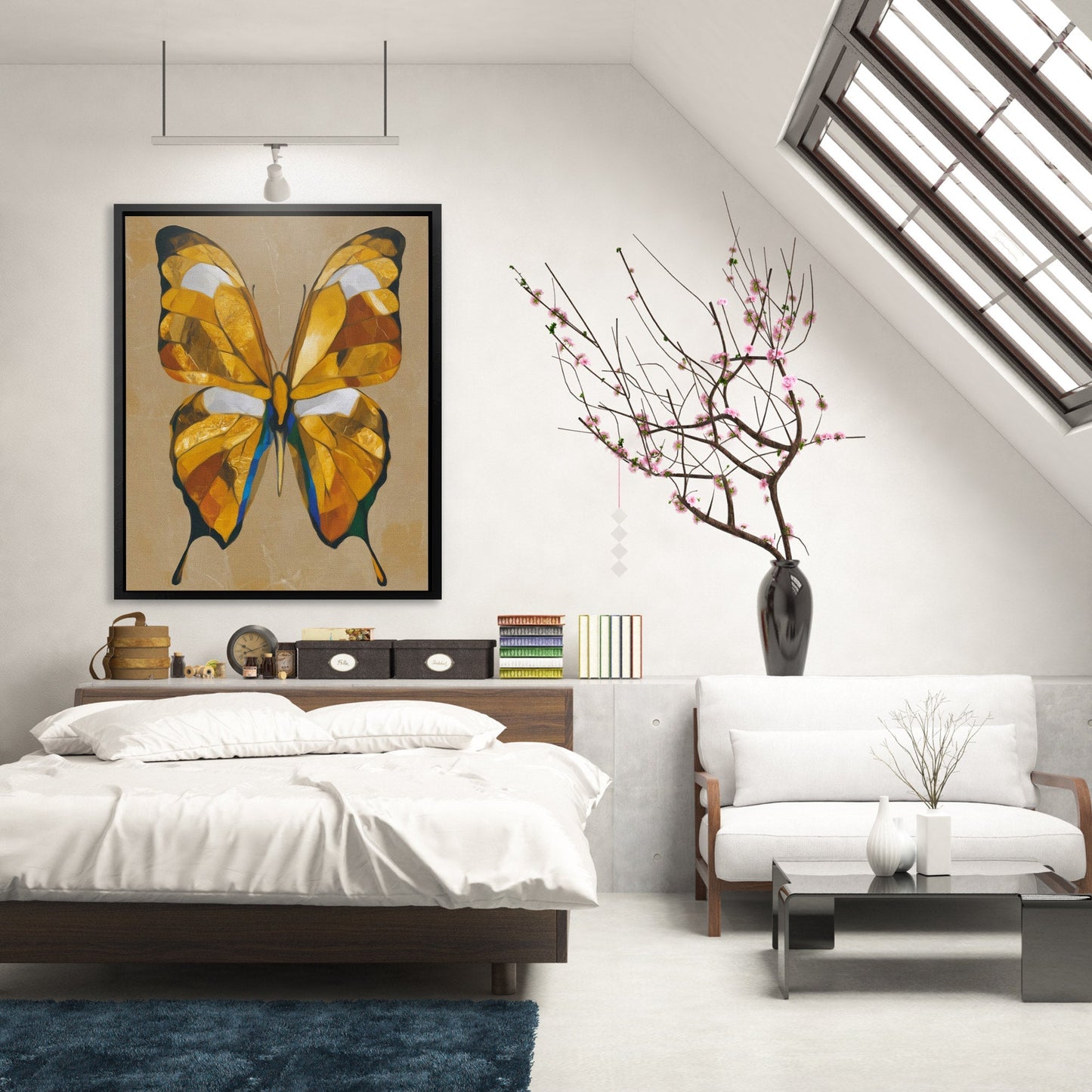 Butterfly in Amber - Luxury Wall Art