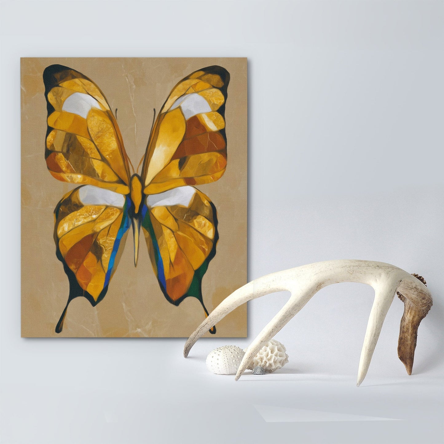 Butterfly in Amber - Luxury Wall Art