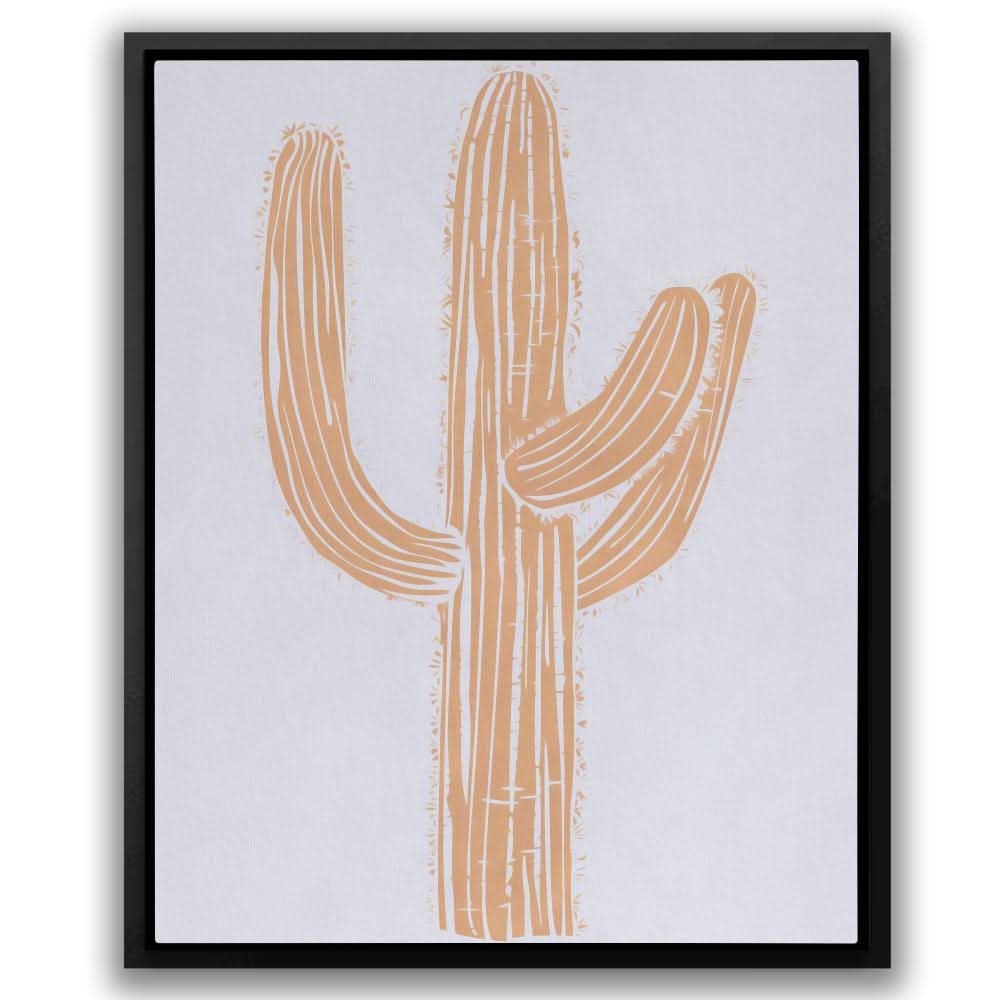 Cactus Beige - Cactus Art for Bedroom