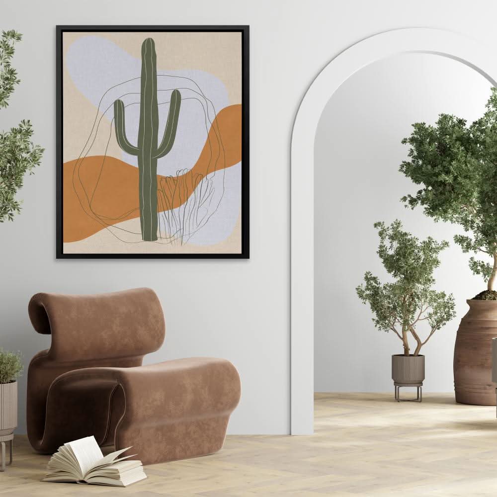 Cactus Desert Valley - Arizona Art for Hallway