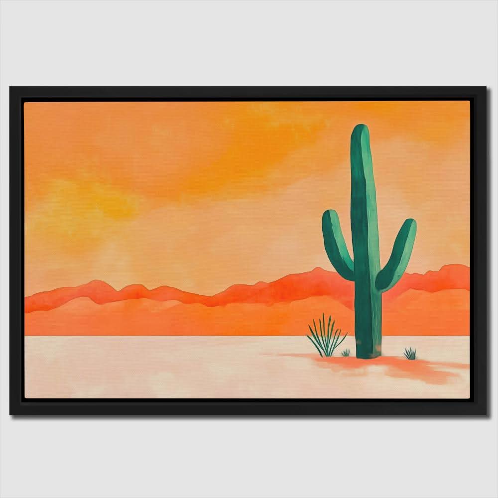 Cactus in the Desert - Cactus Art for Creative Studio