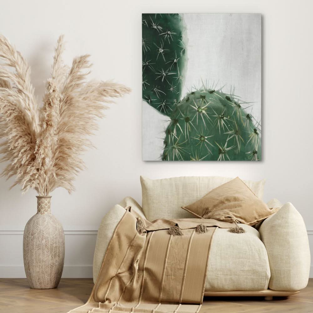 Cactus Plain - Canvas Wall Art
