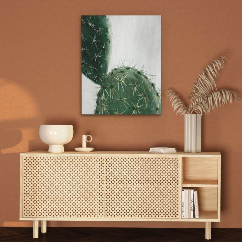Cactus Plain - Large Canvas Print