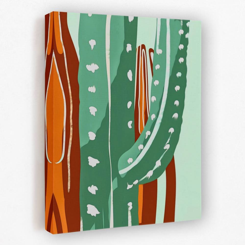 Cactus Spikes - Cactus Canvas Wall Art