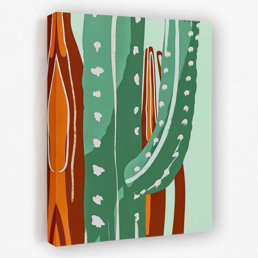 Cactus Spikes - Cactus Canvas Wall Art