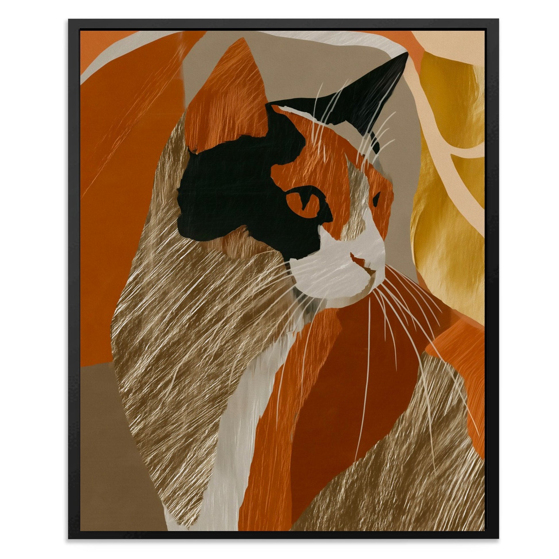 Calico Autumn Contemplation - Luxury Wall Art