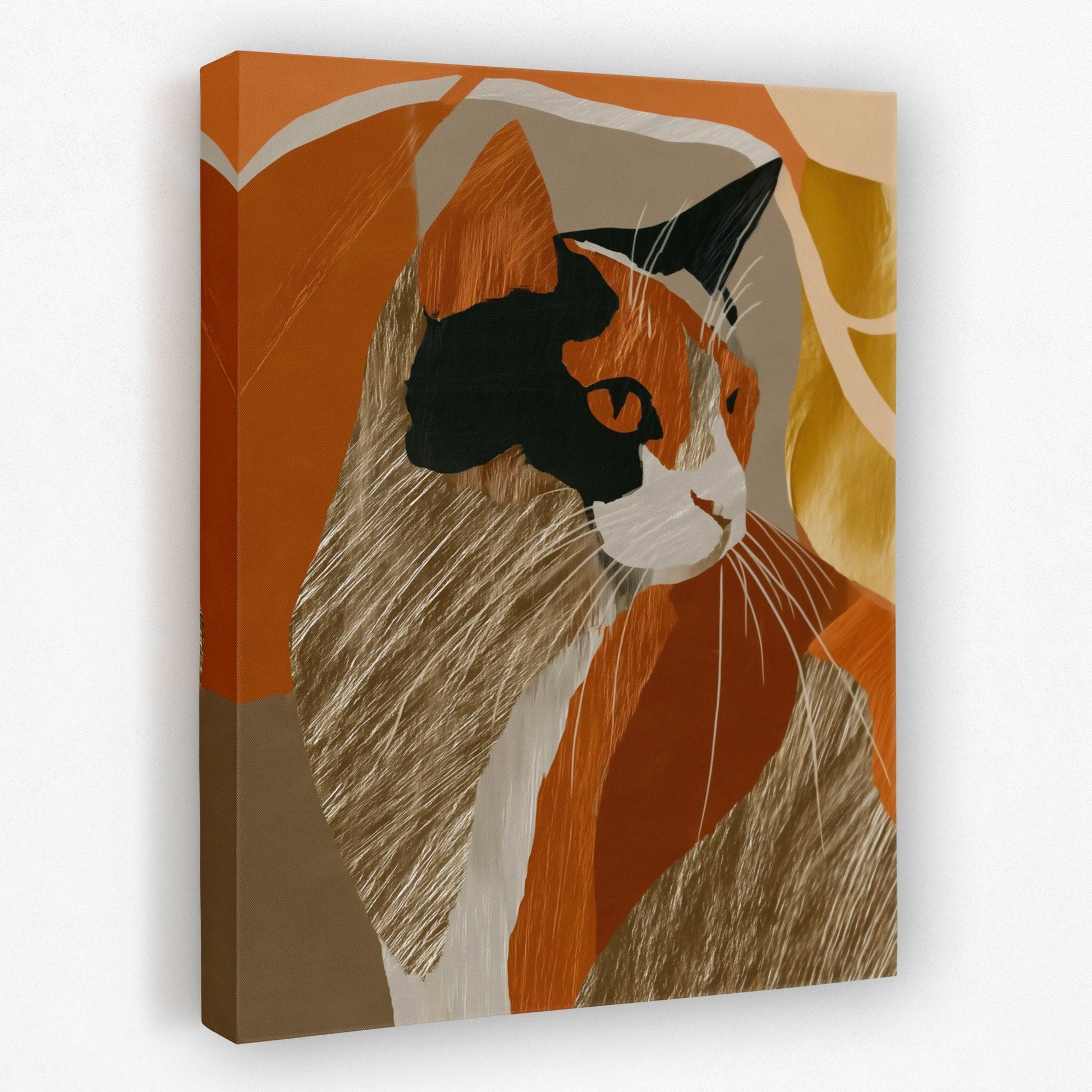 Calico Autumn Contemplation - Luxury Wall Art