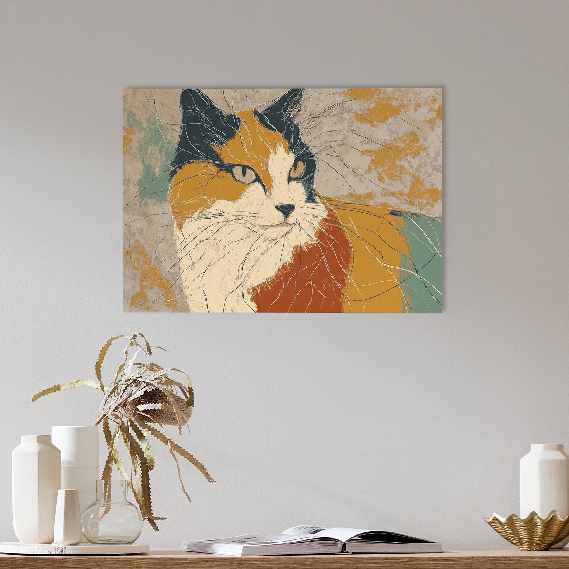Calicos Contemplation - Luxury Wall Art