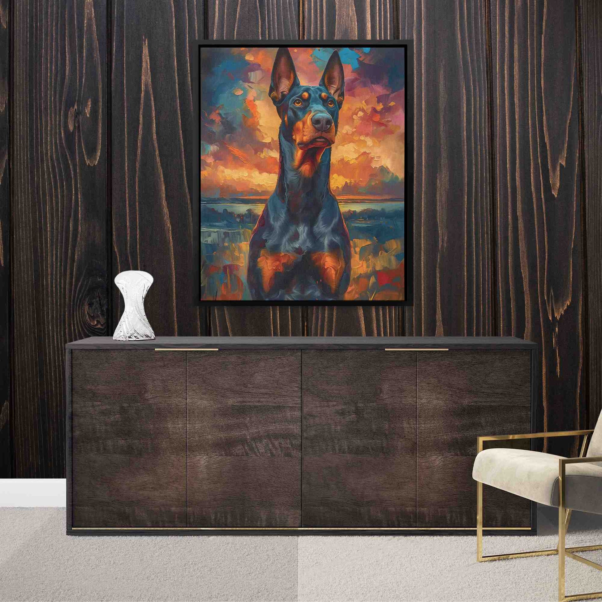 Call to Attention - Canine Canvas Print