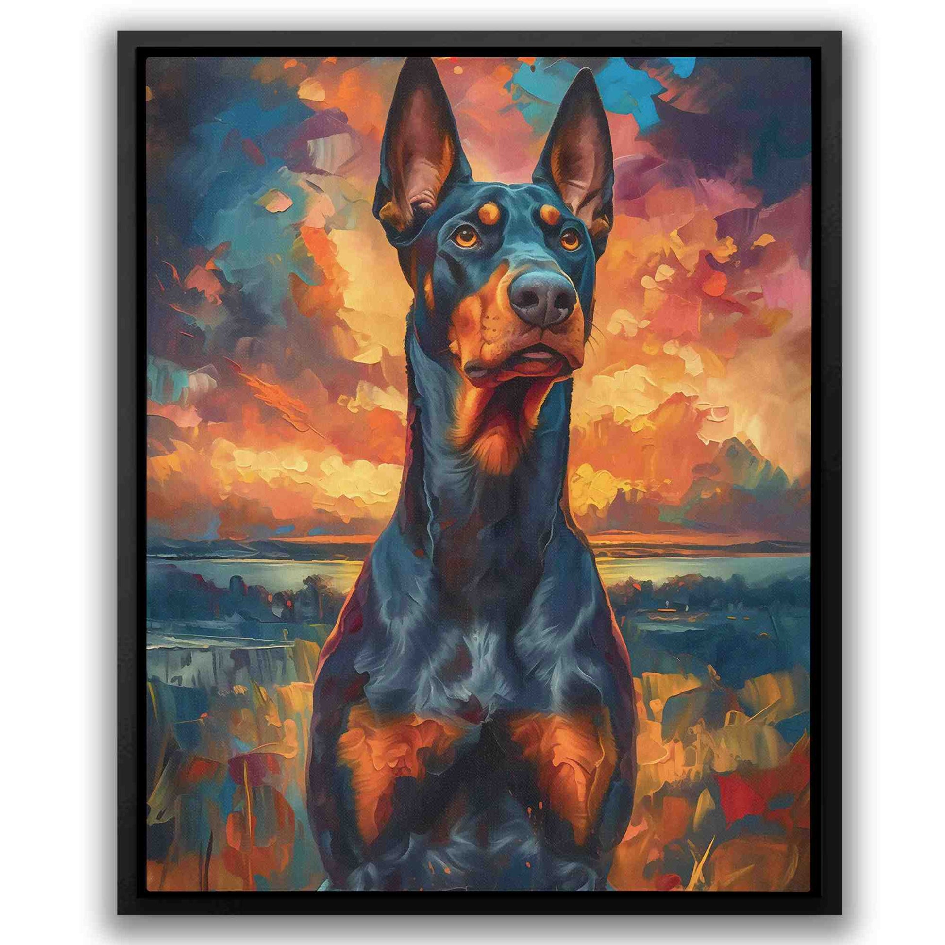 Call to Attention - Wall Art in Black Frame