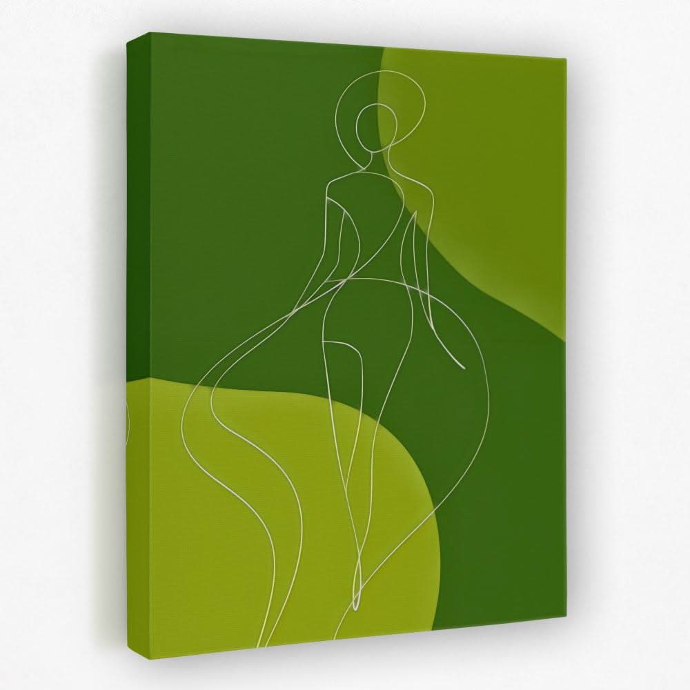 Calm Core - Female Canvas Wall Art