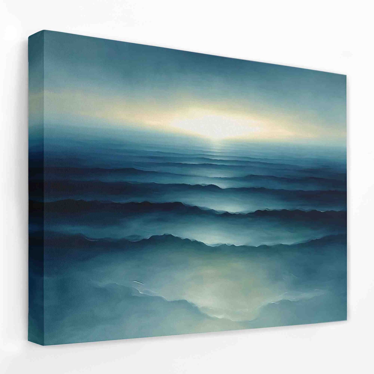 Calm Ocean Waves - Ocean Canvas Wall Art