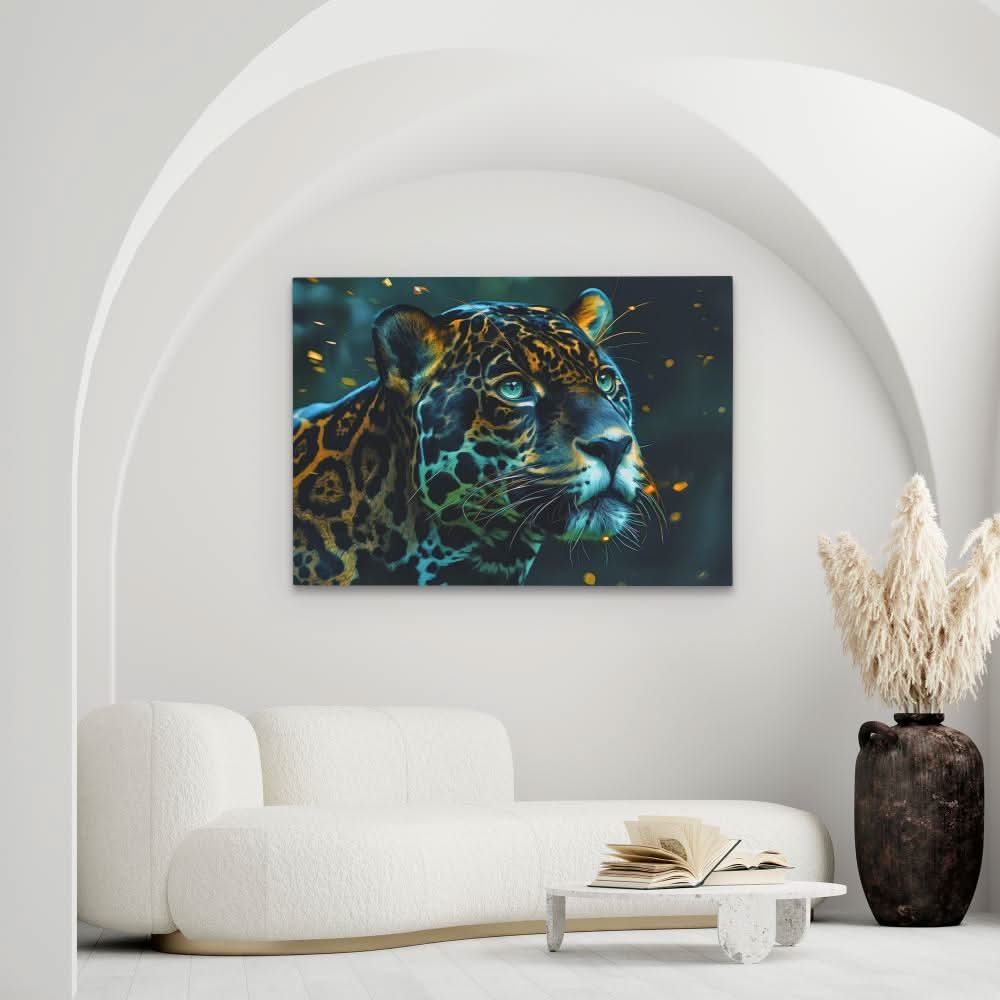 Calming Gaze Leopard - Large Canvas Print