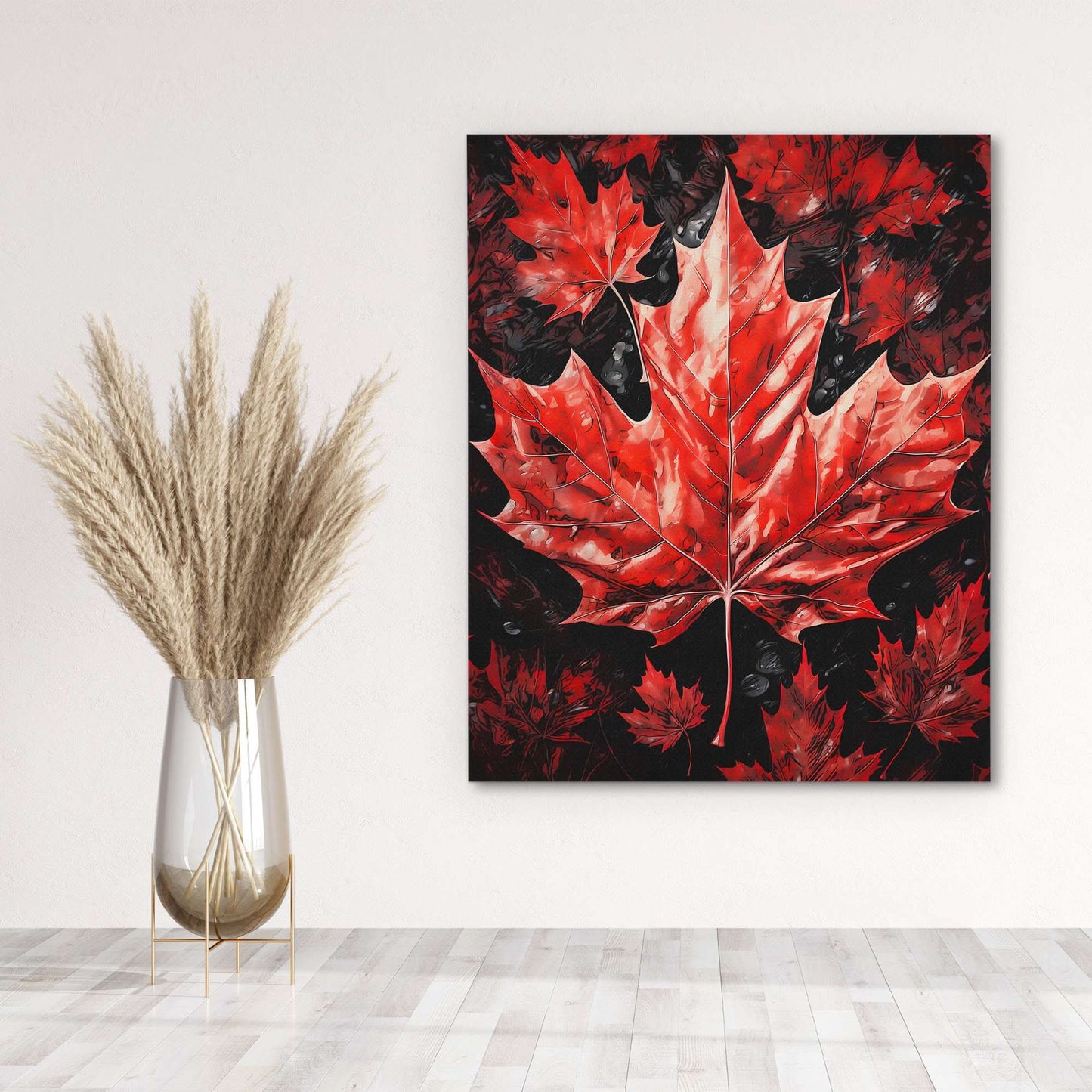 Canadian Maple Leaf - Large Canvas Print