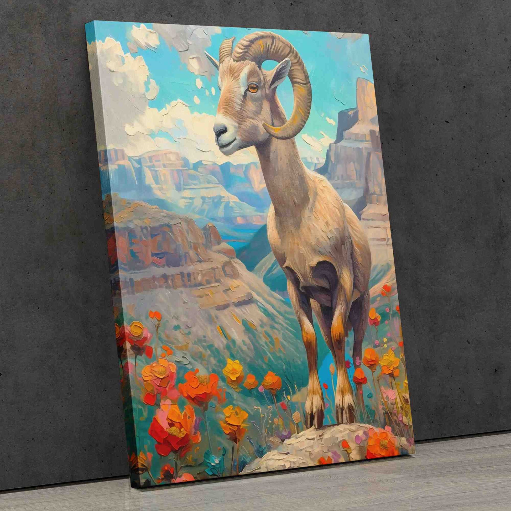 Canyon Ram - Canvas Wall Art