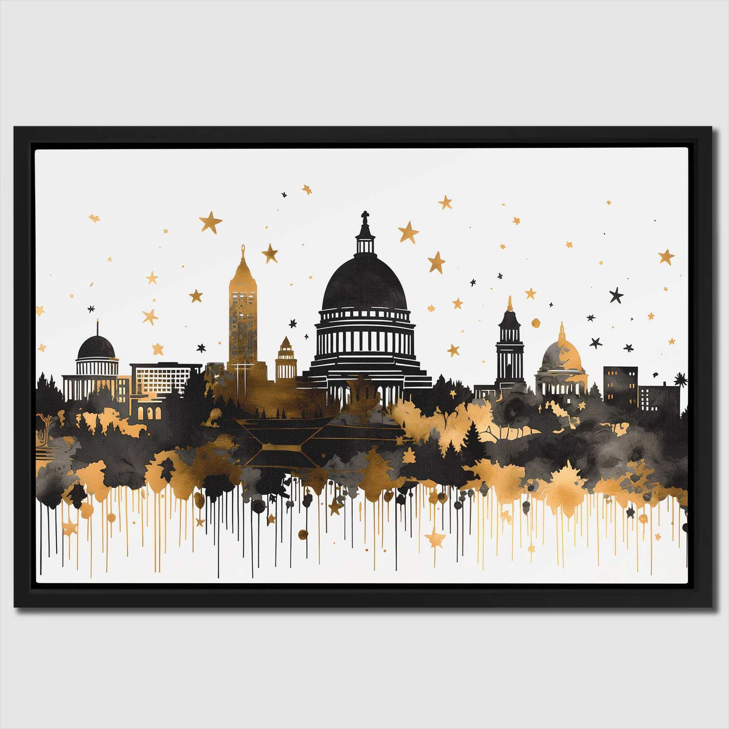 Capitol Reflections - Framed Art Print