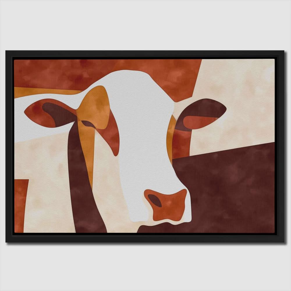 Carved in Clay - Beige Canvas Wall Art